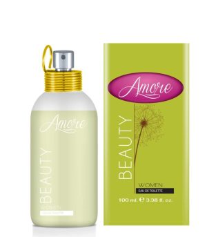 APA DE TOALETA AMORE 100 ML DAMA BEAUTY