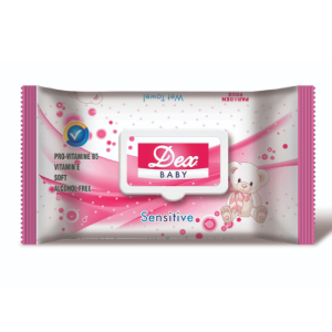 SERVETELE UMEDE COPII Dex 72 pcs SENSITIVE