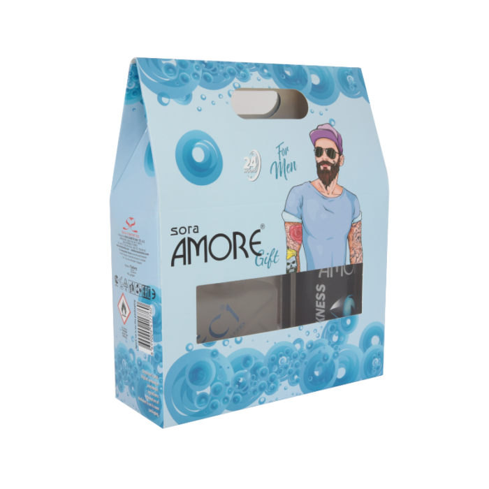 SET AMORE PARFUM 100ML + DEO 150ML MEN