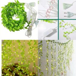 Ghirlanda din Frunze 2x2cm, cu LED