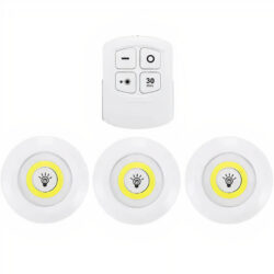 Set 3 leduri cu telecomanda