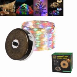 Ghirlanda Multicolora cu Lanterna 9cm Led, Lumina Rece, USB