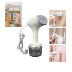 Aparat de Călcat 28x13x10cm cu Aburi Portabil, Steamer de Mână pentru Haine